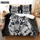 thumbnail image 1 of Tiger Bedding 3-piece Digital PrintingPlain Weave Craft For North America And Europe Bedding Set, 1 of 5
