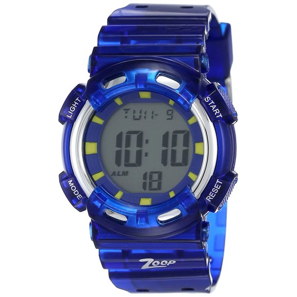 Reloj Zoop Digital para niños NKC3026PP02 con esfera gris azulada