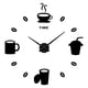 thumbnail image 5 of Pegatinas De Reloj De Pared DIY Reloj Decorativo Grande Bonito Regalo Negro, 5 of 5