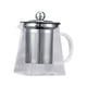 thumbnail image 1 of Vidrio resistente al calor con filtro extraíble Jarra duradera Tetera Tetera Hervidor de agua portátil para el hogar Restaurante Café Bolsas de té Té 350ml, 1 of 5
