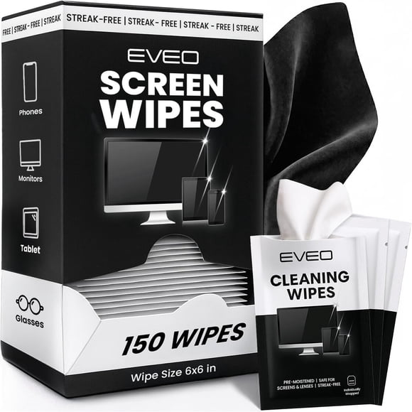 Toallitas EVEO para Limpiar Pantallas Electrónicas