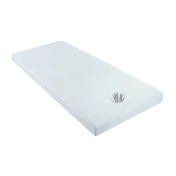 Spa Massage Bed Cover -Woet Protector Con Agujero 31.50inchx74.80 Pulgadas Resuudos Blancos