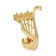 thumbnail image 1 of Juego De Cucharas De Postre Con 6 Cucharas Para Helado Dorado, 1 of 5