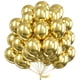 thumbnail image 1 of Globos PartyWoo Metallic Gold, 50 unidades, 30 cm, para decoración, 1 of 6