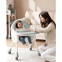 Myl Todo Hogar - Silla De Comer Para Bebé Multifuncional Reclinable 3 En 1 Verde