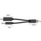 thumbnail image 3 of Adaptador de auriculares y cargador USB C a 3,5 mm, puerto de carga USB C PD 3.0 2 en 1 a conector de audio auxiliar y cable de carga rápida, 3 of 5