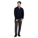 thumbnail image 3 of Jersey IZOD Premium Essentials para hombre con cierre en cuarto y cremallera azul marino S, 3 of 4