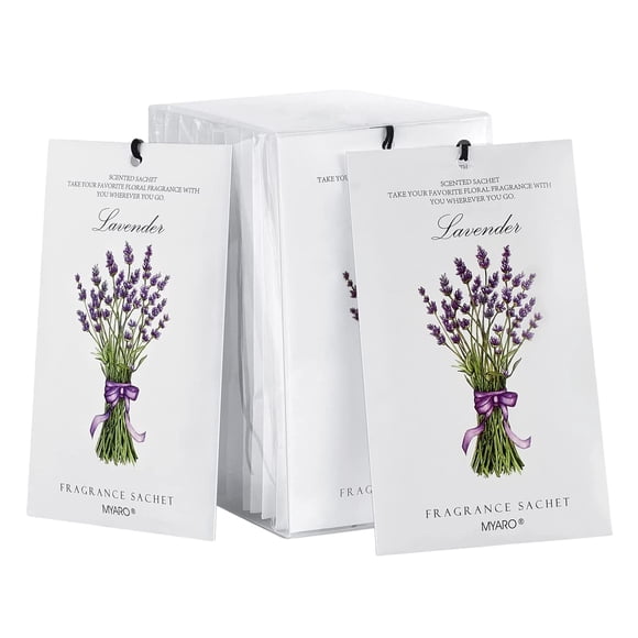 Ambientador de lavanda MYARO en bolsitas perfumadas, 12 paquetes