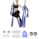 thumbnail image 2 of Juego de columpio de yoga aéreo, hamaca de yoga, trapecio volador, kit de yoga, hamaca de yoga aérea, herramienta de inversión con 2 correas de extensión para gimnasio en casa, accesorios de montaje, 2 of 8