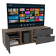 thumbnail image 5 of Rack TV 60" 1 Puerta 2 Cajones 58,4x158,4x45,6 Cm Café Y Gris, 5 of 8