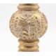 thumbnail image 4 of Porta Vela Candelabro Decorativo Elegante Dorado Flor 20cm Dorado, 4 of 4