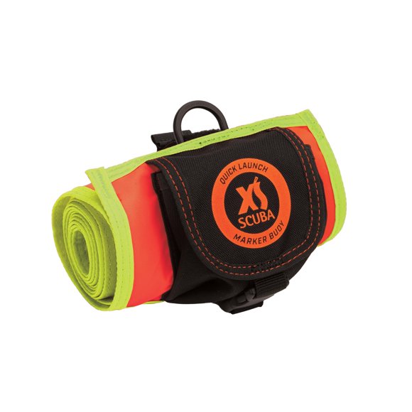 Boya Marcadora XS Scuba 183 cm Amarilla/Naranja con Línea de 30 m