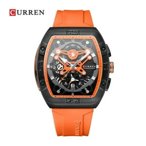 Curren - Reloj Kred8702 Cuarzo Naranja
