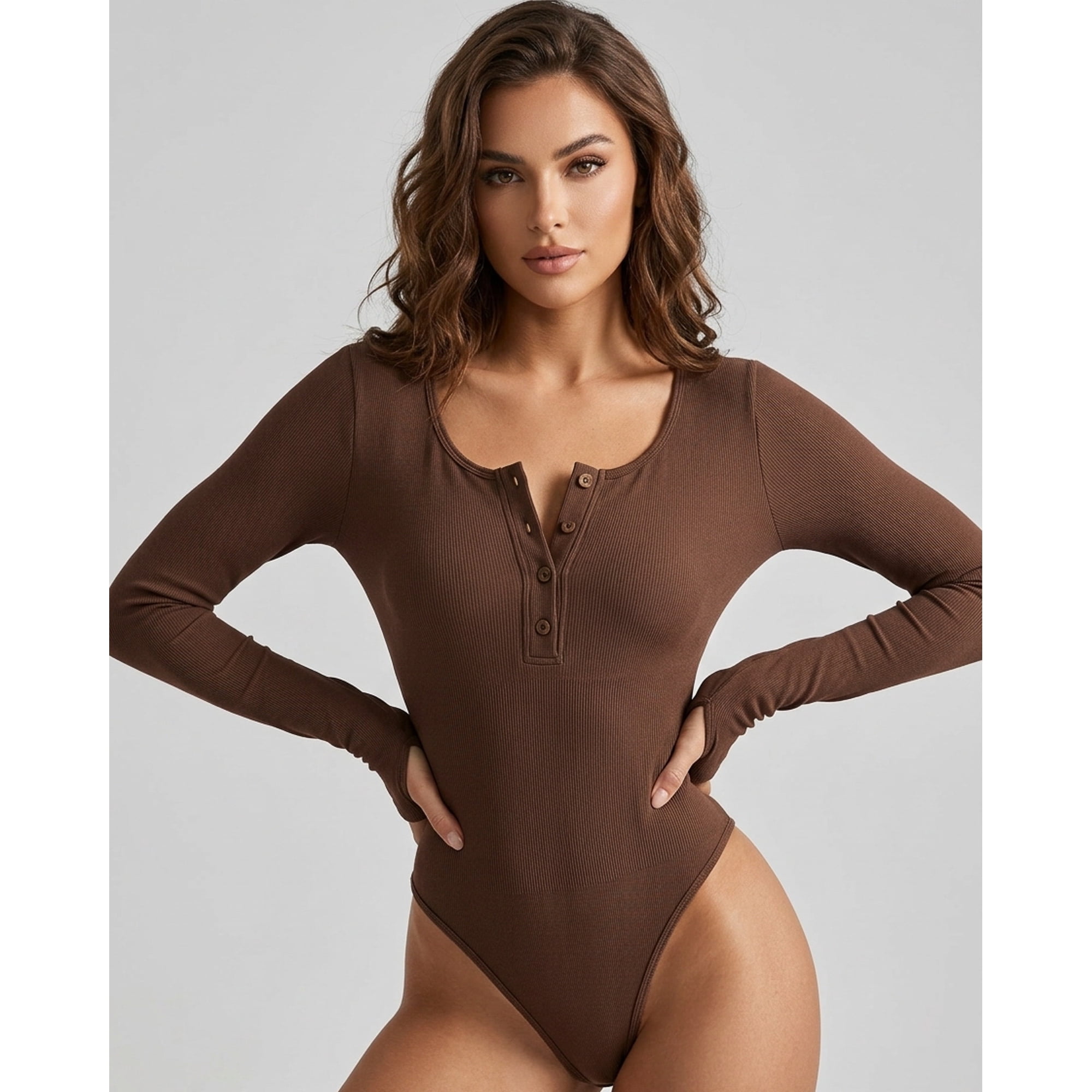 Flix Spa - Body Premium Manga Larga Soporte Y Estilo Pro - Yj311