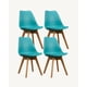 thumbnail image 1 of Silla Tulip Ecocuero Turquesa X4, 1 of 3