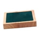 thumbnail image 3 of Soporte De Bandeja De Joyería De Terciopelo De Madera Cuadrado De Almacenamiento Para Pulsera Cadenas Pendiente Verde, 3 of 5