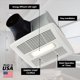 thumbnail image 4 of Ventilador Broan-nuTone AE110L con luz LED 110 CFM, 4 of 7