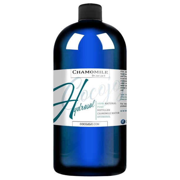 Dr Joe Lab Hidrosol de Manzanilla Spray Tónico Puro y Natural para Todo Tipo de Piel COCOJOJO – 32 oz (946 ml) a Granel