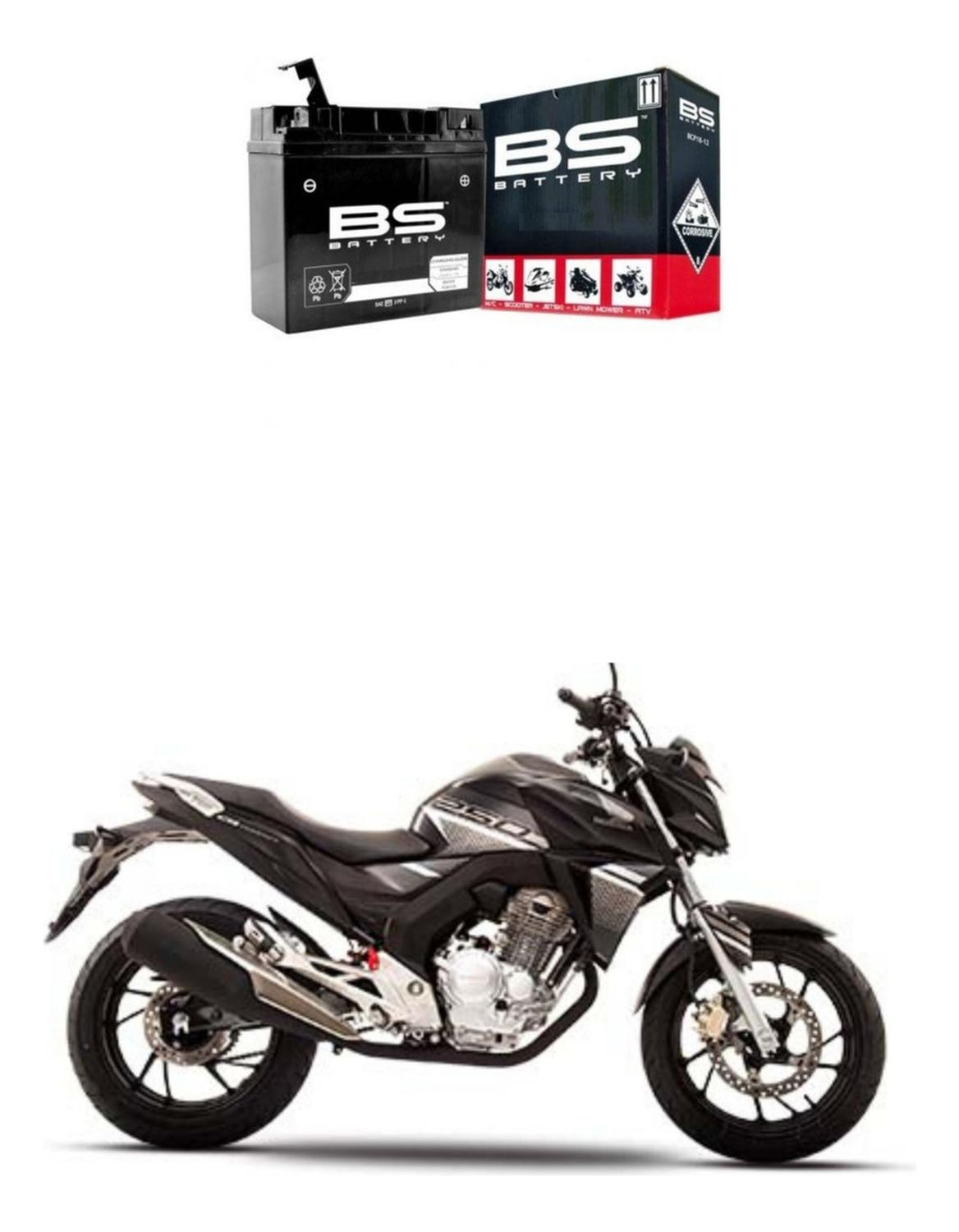 Genérico - Bateria Moto Honda Cb 250 Twister Inyectada