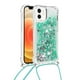 thumbnail image 1 of Funda FOXDOCK para iPhone 12 Mini con Cuerda Ajustable, Brillo Líquido, Protección Antigolpes y Lente – Ideal para Regalo, 1 of 6