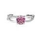 thumbnail image 1 of Anillos de Compromiso de Moissanita para Mujer 1 Uds Corte Redondo Color D VVS1 Anillos de Diamante Rojo/azul/rosa Bandas de Boda con Certificado, 1 of 8