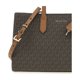 thumbnail image 3 of Bolso tipo cartera Michael Kors Scarlett de lona marrón medio, 3 of 3
