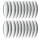 thumbnail image 3 of 20x Cuchillas Giratorias De Metal Acabado Suave Se?uelos De Pesca Que Hacen El Kit De Bricolaje D Plata, 3 of 5