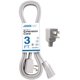thumbnail image 1 of Cable de extensión DDON USA, calibre 14, 3 pies, para electrodomésticos, 1 of 7