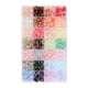 thumbnail image 5 of Cuentas de vidrio de 8 mm para hacer joyas, cuentas sueltas, collares, accesorios de joyería, suministros de arte multiusos, cuentas de joyería de mod Degradado de color, 5 of 5