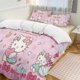 thumbnail image 3 of Hello Kitty Bear Bedding Set for Girls Kids Teen Tween Ultra Soft Microfiber Comforter Set Twin Size with 3-Pieces Comforters Bed Sets Bedroom Decor Bed Sheets, 3 of 5