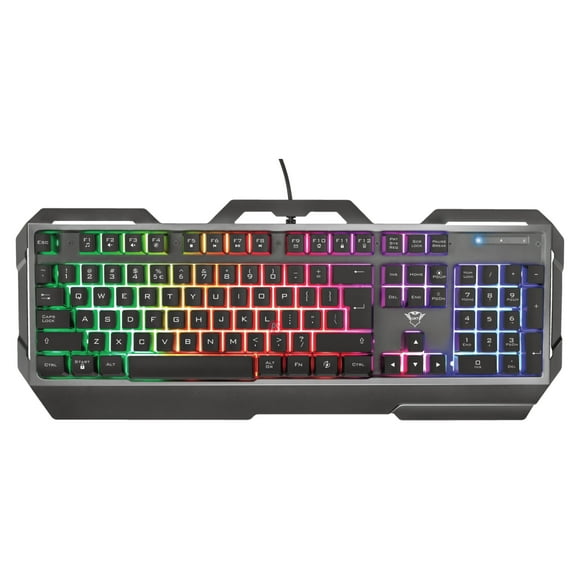Teclado Gamer Metálico Led Rgb Gxt 856 Torac - PS