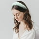 thumbnail image 5 of Diademas acolchadas de perlas para mujer: bandas anchas con cuentas acrílicas, aros barrocos, accesorios para el cabello hechos a mano para niñas., 5 of 5