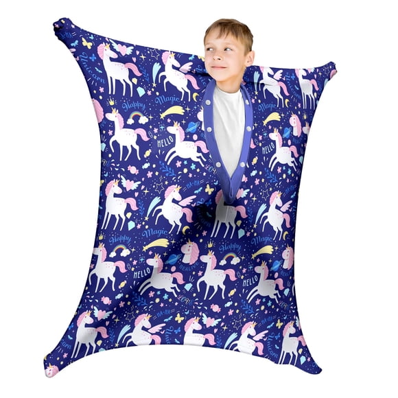 Calcetín Sensorial pmbvcgsy Talla Media 6‑9 Años Unicornio