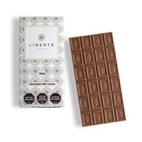 Liberté Chocolat - Barra De Chocolate De Leche 35% Cacao 100 Gr