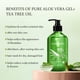 thumbnail image 2 of Gel de aloe vera Aloderma Organic con aceite de árbol de té 300 ml, 2 of 9