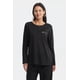 thumbnail image 1 of Polera Mujer Aplicación Cierre Negro, 1 of 4