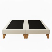 Vitelio - Bases De Camas 2 Plazas Dividida Beige