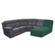 thumbnail image 4 of Funda para muebles ULTICOR, funda de diván adicional, retro, verde, derecha, 4 of 6