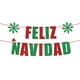 thumbnail image 1 of Cartel navideño «Podemos esperar feliz Navidad» con purpurina, 1 of 7