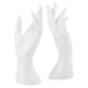 thumbnail image 5 of 1 Par De Manos De Maniquí Femenino Multifuncional Para Accesorios De Fotografía De Anillo De Dedo Blanco, 5 of 5