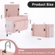 thumbnail image 2 of Organizador de mesita de noche Bedside Caddy Edudif de doble uso, color rosa, 2 of 7