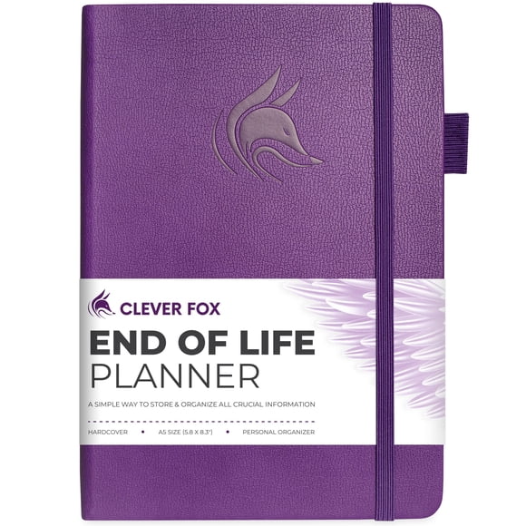 Planificador Clever Fox 15 x 21 cm Morado Fin de Vida