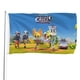 thumbnail image 1 of Los Casos de Criaturas Bandera impresa con temática, regalo perfecto para fanáticos, amigos y familiares, y adecuada para actividades al aire libre e interiores, decoraciones de fiesta. 120*180CM, 1 of 6