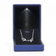 thumbnail image 2 of Caja para exhibir joyas y regalos para cadenas. Inserto extraíble y forro suave. Estuche organizador para collares., 2 of 8