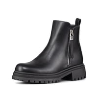 Botin Casual Mujer Eco Cuero Plataforma Vintage Weide Zs67