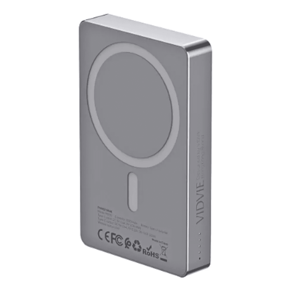 Genérico - Cargador Magnético Portátil Powerbank 10000mah Iphone Gris