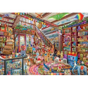Rompecabezas Ravensburger La Tienda De Juguetes De Fantasía 1000 Piezas