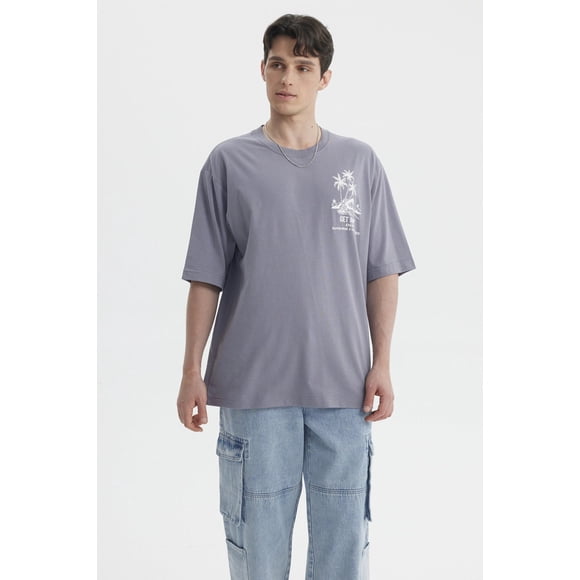 Polera Hombre Print Marengo- ll