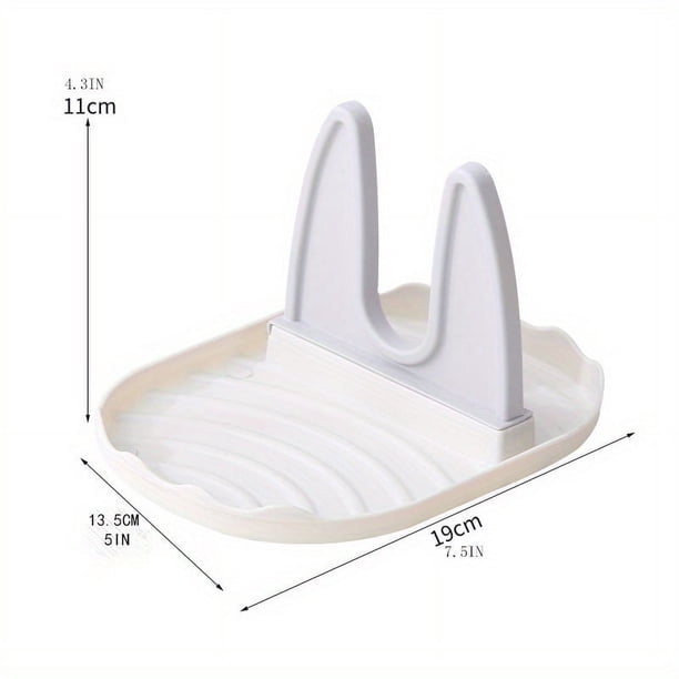1pc Kitchen Pot Lid Holder, Multifunctional Storage Rack, Pot Lid Stand Drain