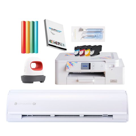 Kit Inicio Silhouette Cameo 5 Alpha White+ Impresora Brother